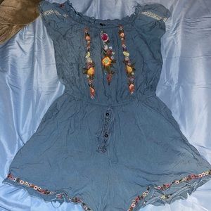 flowery romper